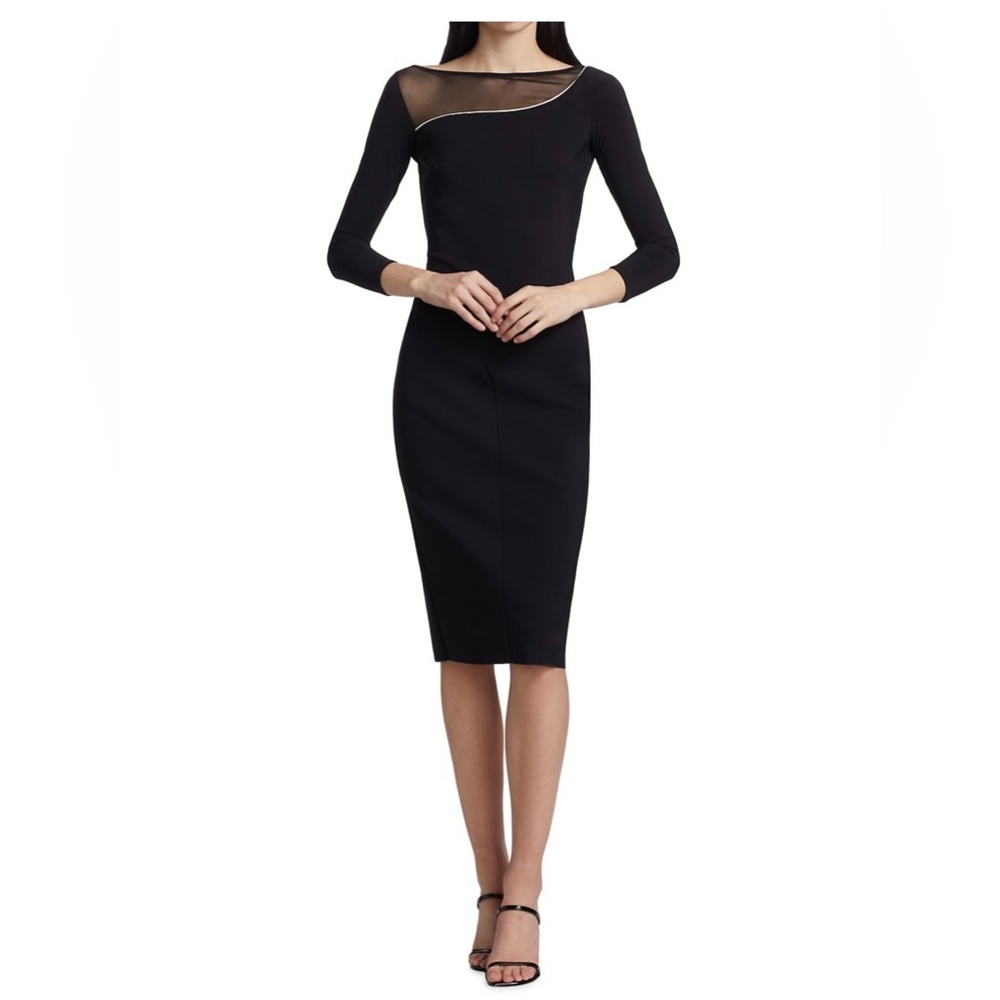 Chiara Boni La Petite Robe - Libia Illusion Bodycon Midi Dress -New With Tags-8